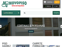 Tablet Screenshot of novopisonet.com.br